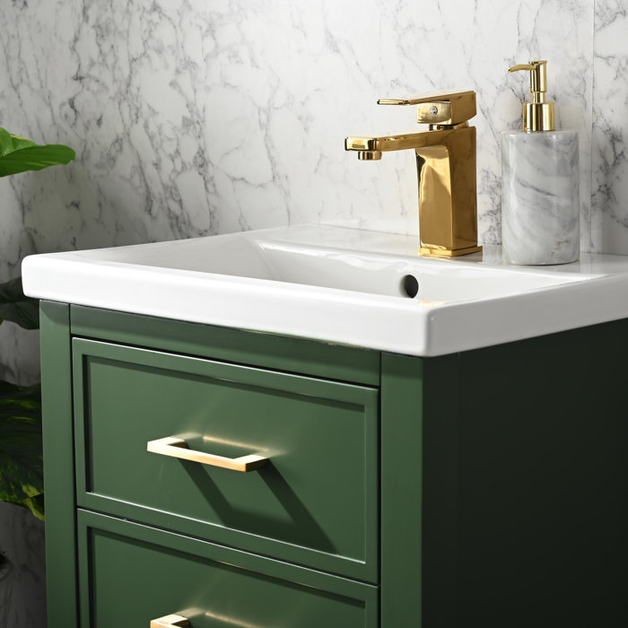 Everly Quinn Deon 20'' Freestanding Single Bathroom Vanity with